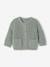 Chunky knit baby cardigan marl beige+sage green - vertbaudet enfant 