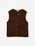Sleeveless jacket black+chocolate+sandy beige - vertbaudet enfant 
