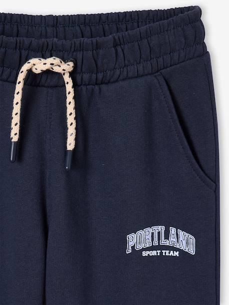 Jogging bottoms for boys beige+fir green+navy blue - vertbaudet enfant 