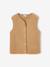 Sleeveless jacket black+chocolate+sandy beige - vertbaudet enfant 