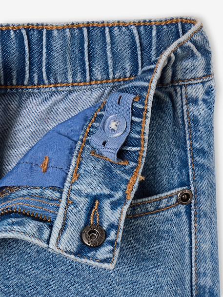 Loose-fit jeans for boys black+double stone - vertbaudet enfant 