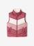 Lightweight sleeveless puffer jacket for girls plum - vertbaudet enfant 