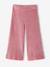 Wide Corduroy Trousers for Girls anthracite+BROWN MEDIUM SOLID+chocolate+ecru+grey blue+khaki+mauve+plum+rose - vertbaudet enfant 