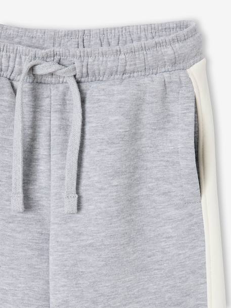 Wide-leg joggers for girls marl grey - vertbaudet enfant 