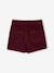 Pleated skort for girls beige+bordeaux red+English green - vertbaudet enfant 