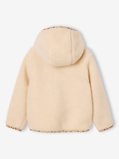 Veste à capuche fille vanille - vertbaudet enfant 