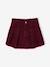 Pleated skort for girls beige+bordeaux red+English green - vertbaudet enfant 