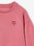 Dual Fabric Dress for Girls anthracite+ecru+mauve+sage green - vertbaudet enfant 
