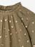 Short dress for girls ecru+khaki - vertbaudet enfant 