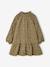 Short dress for girls ecru+khaki - vertbaudet enfant 