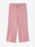 Wide-leg joggers for girls old rose - vertbaudet enfant 