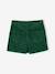 Jupe short fille plissée beige+bordeaux+vert anglais - vertbaudet enfant 