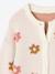 Gilet fille motif maille mousseuse chocolat+écru+marron+vert - vertbaudet enfant 