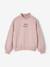 Sweat fille col montant rose pâle - vertbaudet enfant 