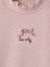 Sweat fille col montant rose pâle - vertbaudet enfant 