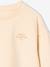 Dual Fabric Dress for Girls anthracite+ecru+mauve+sage green - vertbaudet enfant 