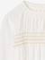 Long-sleeved blouse for girls ecru - vertbaudet enfant 