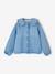 Denim shirt with long sleeves for girls double stone - vertbaudet enfant 