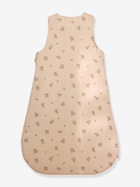 Baby sleeping bag in cotton muslin ecru - vertbaudet enfant 