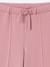 Wide-leg joggers for girls old rose - vertbaudet enfant 