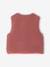 Sleeveless Sherpa Jacket for Girls blush+plum+vanilla - vertbaudet enfant 