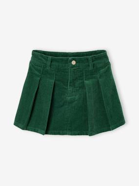 -Jupe short fille plissée