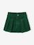 Pleated skort for girls beige+bordeaux red+English green - vertbaudet enfant 