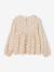 Long-sleeved blouse for girls blush+ecru - vertbaudet enfant 
