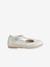 T-Strap Ballet Pumps for Girls Light Pink+White - vertbaudet enfant 
