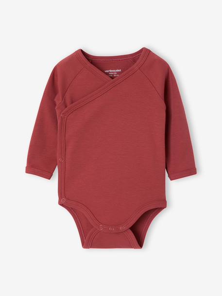Lot de 5 bodies bébé fille manches longues rose - vertbaudet enfant 