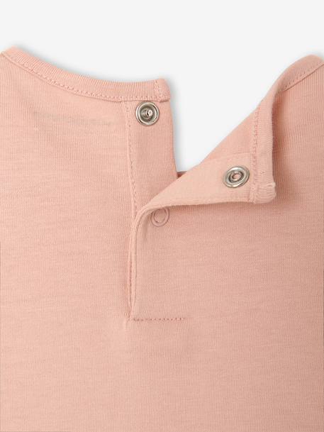 Long-sleeved T-shirt for baby girls rosy+vanilla - vertbaudet enfant 