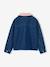 Denim jacket with corduroy collar for girls medium blue - vertbaudet enfant 