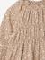 Short dress with long sleeves for girls cinnamon+ecru - vertbaudet enfant 