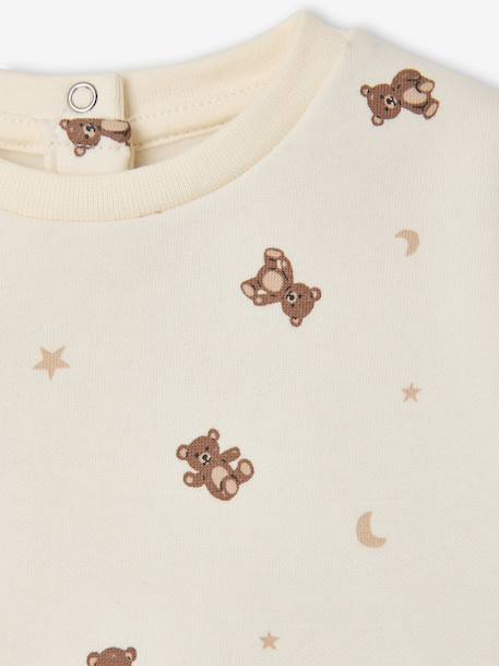 Sweatshirt and trousers set for baby boys ecru - vertbaudet enfant 