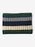 Tricolour Set for Boys: Beanie + Snood + Mittens/Gloves green+night blue - vertbaudet enfant 