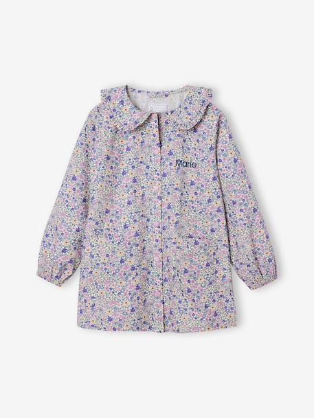 customisable pinafore apron for girls soft lilac - vertbaudet enfant 