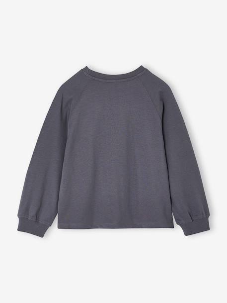 Long-sleeved T-shirt for girls ink blue+plum - vertbaudet enfant 