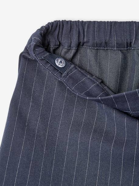 Pleated Skort for Girls, JONEN anthracite+navy blue - vertbaudet enfant 