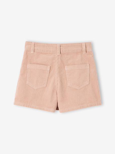 Pleated skort for girls beige+bordeaux red+English green - vertbaudet enfant 