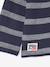 Long-Sleeved T-Shirt with Striped Effect for Boys navy blue+striped white - vertbaudet enfant 