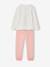 Velour pyjamas for girls ecru - vertbaudet enfant 