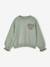 Sweatshirt for girls grey green - vertbaudet enfant 