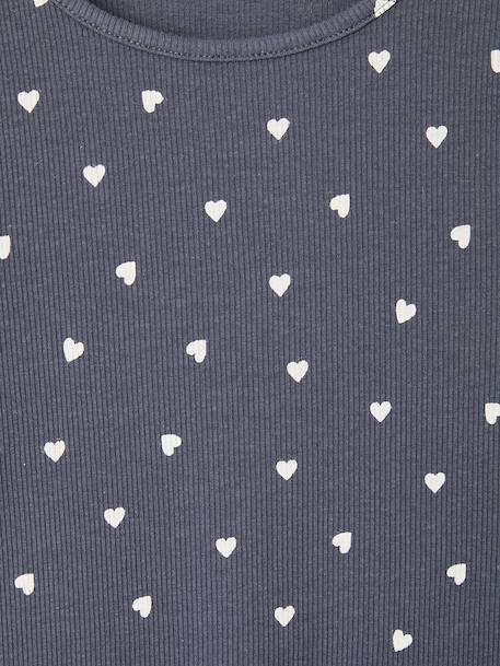Lot de 3 T-shirts manches longues fille écru+encre+vanille - vertbaudet enfant 