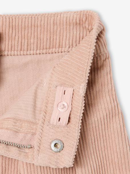 Pleated skort for girls beige+bordeaux red+English green - vertbaudet enfant 