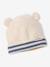 Baby knit hat, snood and mittens set ecru - vertbaudet enfant 