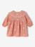 Long-sleeved dress for baby girls apricot - vertbaudet enfant 