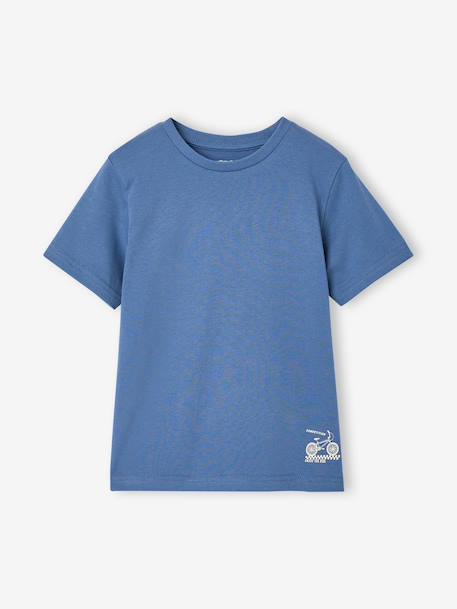 Pack of 3 short-sleeved t-shirts almond green+caramel+navy blue+pecan nut+petrol blue+sage green - vertbaudet enfant 