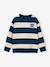 Striped sweatshirt with crew neck for boys hazel+navy blue+pistachio - vertbaudet enfant 