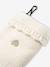 3-piece knit hat, snood and mittens set for baby girls ecru - vertbaudet enfant 
