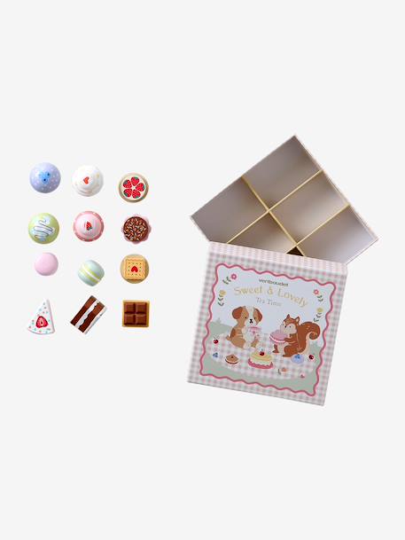 FSC® 100% wooden pastry box multicoloured - vertbaudet enfant 